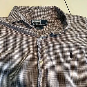 Polo Ralph Lauren Button Front Plaid M